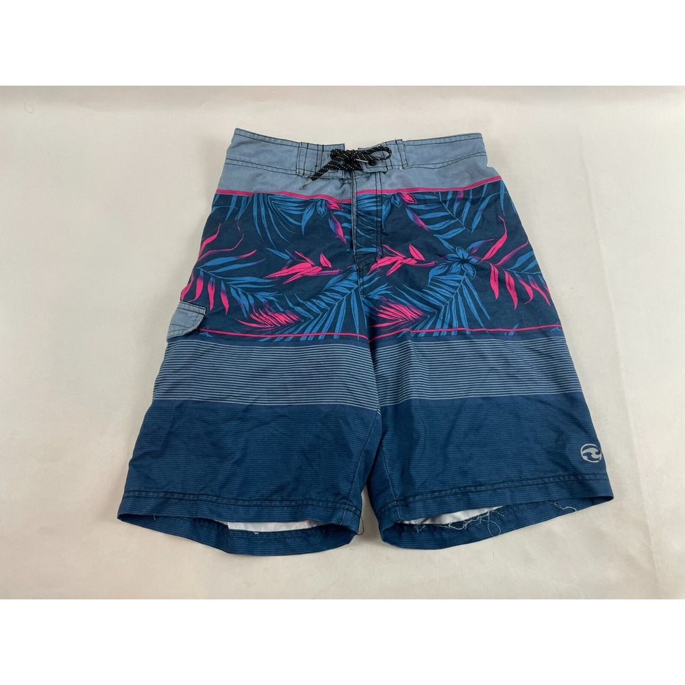 Ocean Current Shorts, Men's Size Medium, Blue Pink, Swim, Trunks, Lined